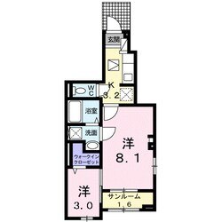 ベル　ビューの物件間取画像